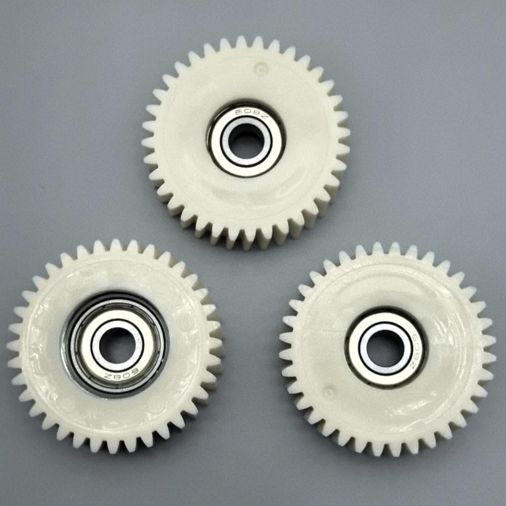 3PCS 36T Nylon Helical Gear with Bearing 48×13.4×8mm for Bafang Hub Motor Right-Hand Helical Gear 36T
