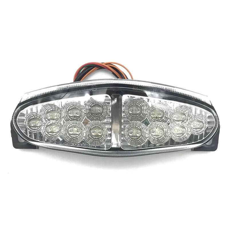 Motorcycle Rear Taillight Brake Turn Signals Integrated LED Light For Kawasaki Ninja 650R ER-6N ER-6F ER6N ER6F 2009 2010 2011