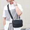 Niche Plaid Messenger Men's Bag OEM Generation High Quality PVC Old Flower Material Men's Shoulder Bag