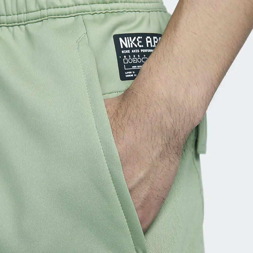 Nike Dri Fit Casual Shorts Men's Oil Green Moderate DX0367-386