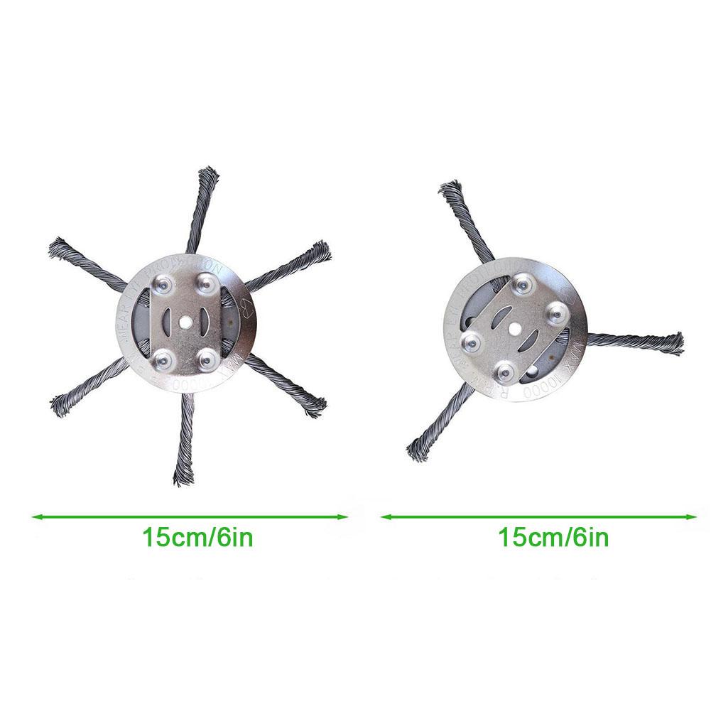 Steel Wire Grass Trimmer Head 2025 New String Trimmer Replacement Head, Wire Weed Trimmer Head Weed Remover Tool for Lawn Mower