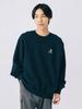 Beams Heart Takibi Bear Big Sweatshirt, Men's Navy, Size L