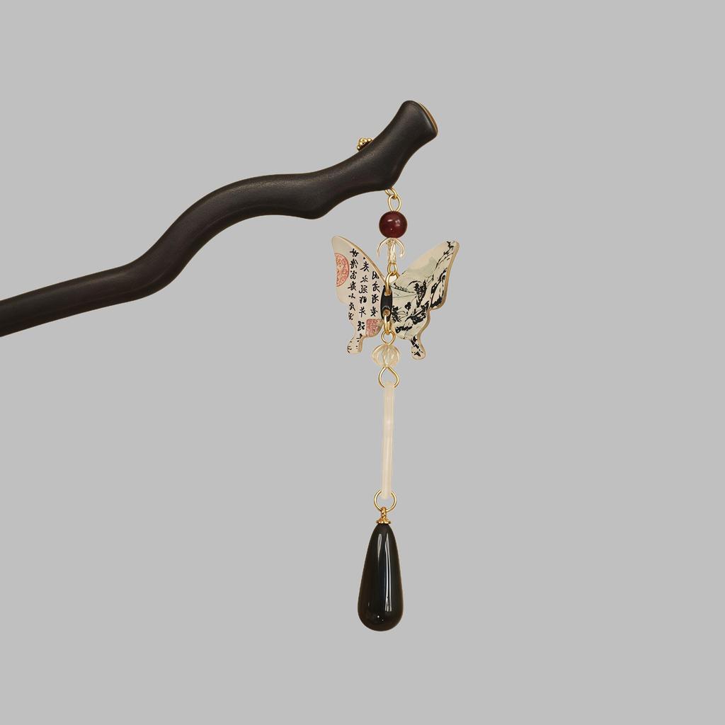 Hanfu Headdress: Retro Chinese Tassel Hairpin with Cheongsam Style