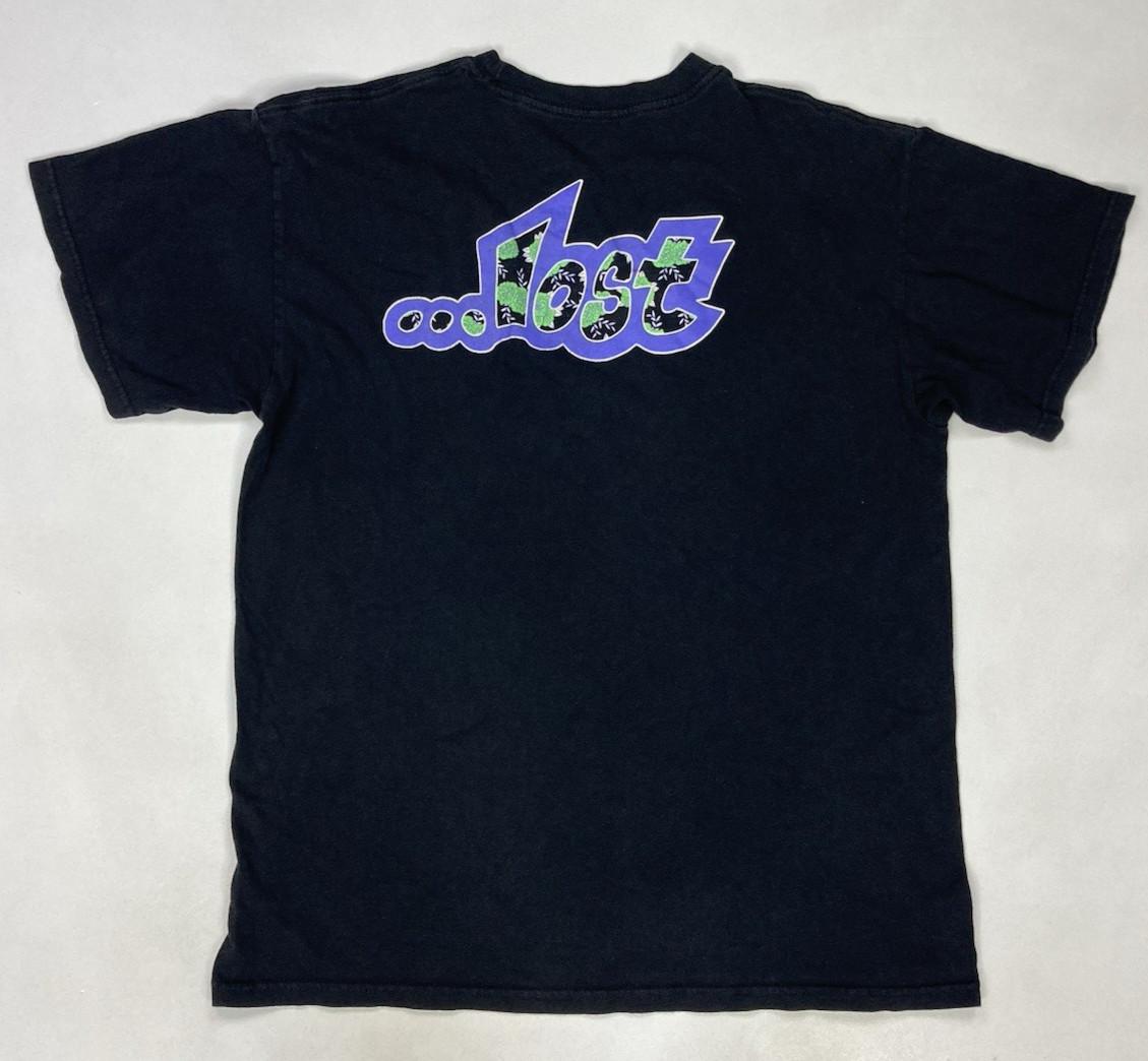 Lost International Graphic T-shirt Men Large Black Short Sleeve S