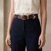 Metal PU Leather Belt Pin Buckle Trousers Belt Cool Women Waistband  Male