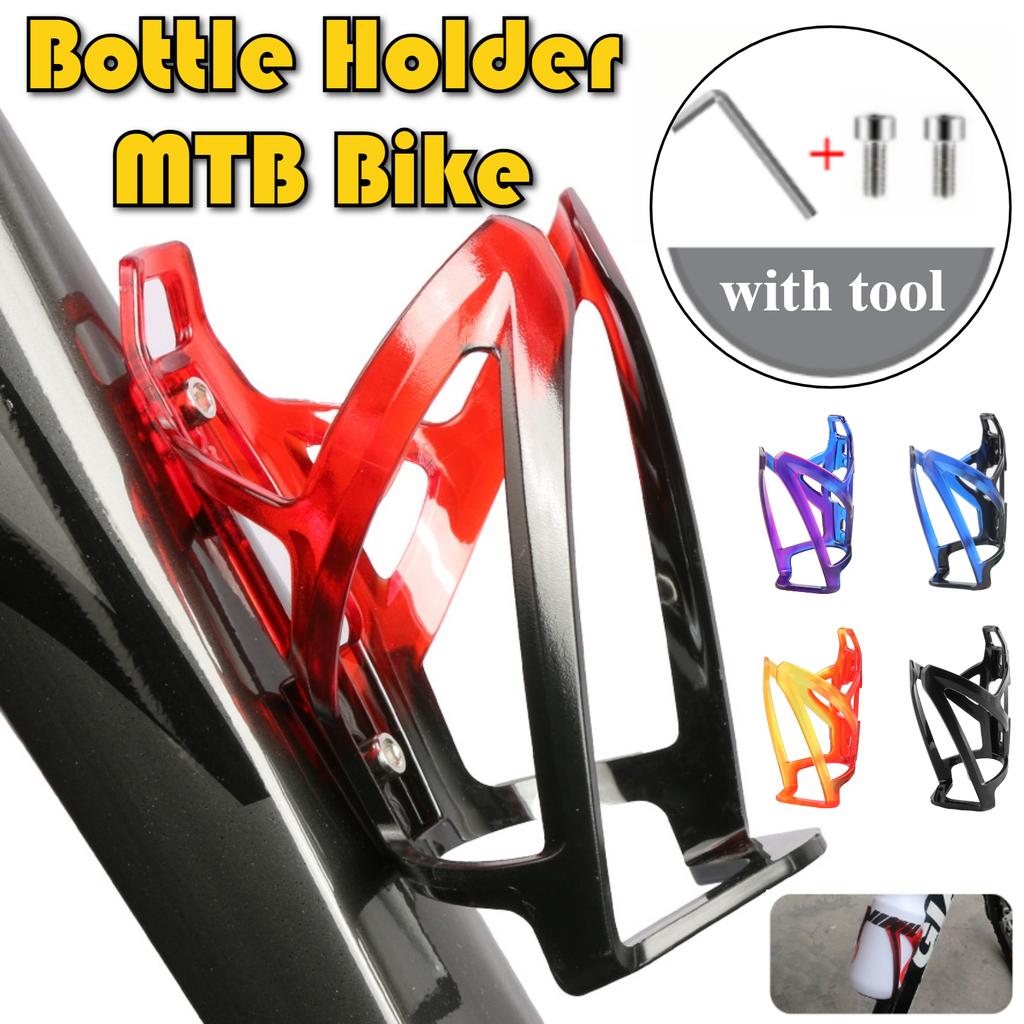 Gradient Color Bottle Cages Bicycle Water Bottle Holder MTB Road Bicycle Lightweight Cycling Bottle Bracket Bicycle Accessories