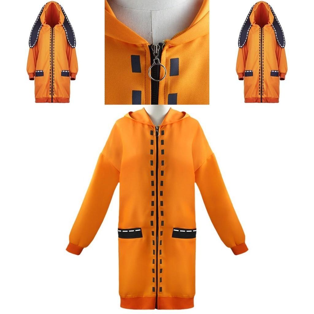 Kakegurui Compulsive Gambler Runa Yomozuki Cosplay Costume Cozy Hoodie Coat