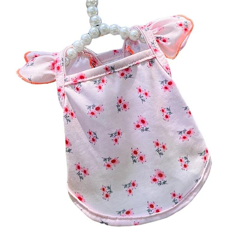 Breathable Dog Clothes for Small Dogs Chihuahua Vest Summer Pet Dog T-Shirts Shih Tzu Dress Puppy Cat Teddy Yorkie Pug Clothing