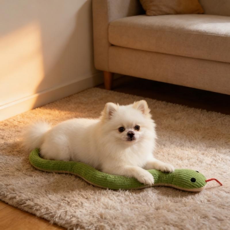 Wiggling Snake Designs Pet Toy For Kittens And Puppies With Chew Resistant Fabric 36cm Pet Plaything