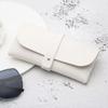 New Handmade Glasses Case Soft Cover Bag PU Leather Glasses Box Lightweight Buckle Clamshell Spectacle Case Women Men