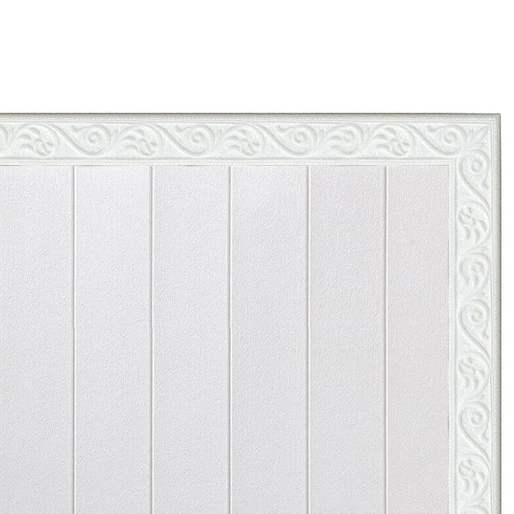 Sticker Wall Trim Line 3D Foam Molding Trim Tiles DIY Sticker Border Brown Decoration Skirting Home Decoration Stickers