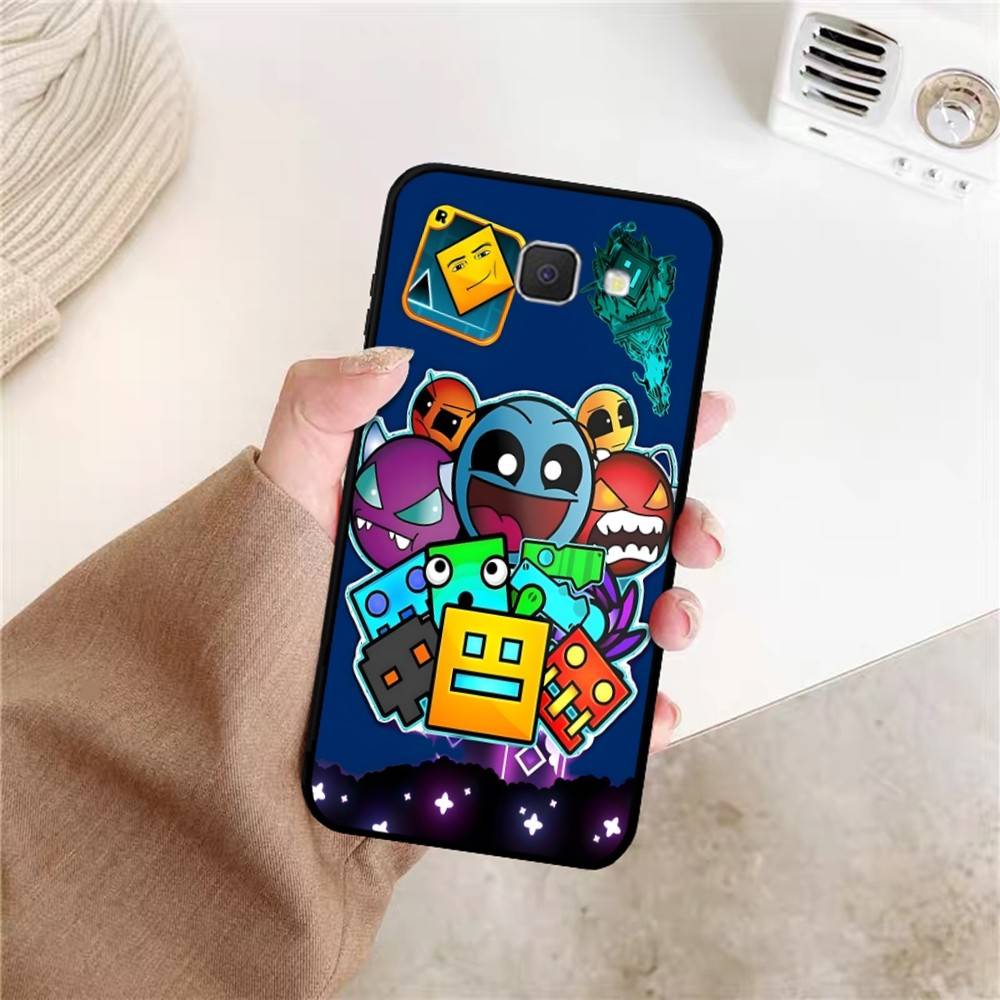 Game Geometry Dash Phone Case For Samsung J 7 plus 7core J7 neo J6 plus prime J6 J4 J5 Mobile Cover smJ6 2018