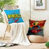 Bold IInvincibleS Cushion Cover Breathable and Skinfriendly Linen Pillowcase Square Removable and Washable Cushion
