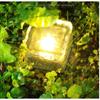 1500LM Solar Glass Brick Light Solar Ice Cube LED Light Crystal Brick Stone Lamp Garden Courtyard Pathway Patio Pool Decorative Festive