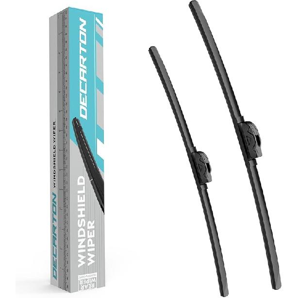 Windshield Wiper Blades For - GMC Sierra Replacement For All-Season Front Wiper Blades (Fit For U/J Hook Wiper Arms) For Canyon 2004-2012