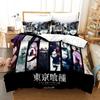 Anime Tokyo Ghoul Bedding Set Single Twin Full Queen King Size Duvet Cover Hip Hop Teenager Bedroom Decor