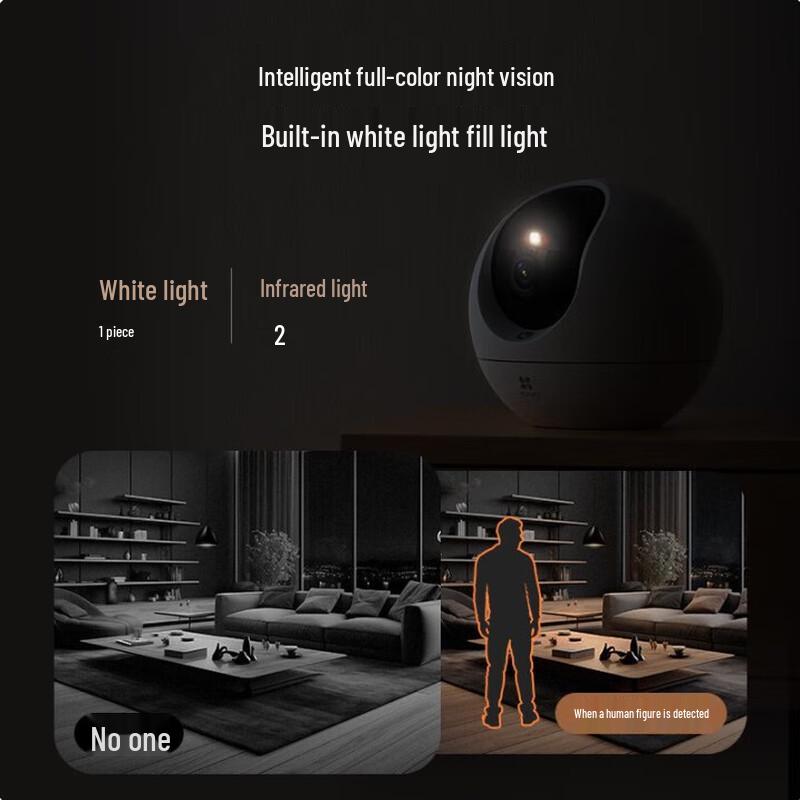 Ezviz C6c 4K Starlight Indoor Smart Wi-Fi Security Camera (CN version)
