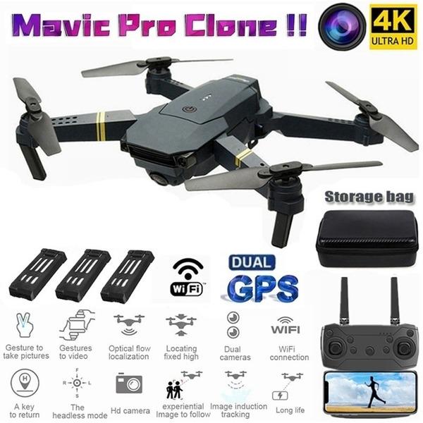 Mavic Pro Clone Professional Drones W1080P Live Video Drone Folding Helicopter Drones  E58