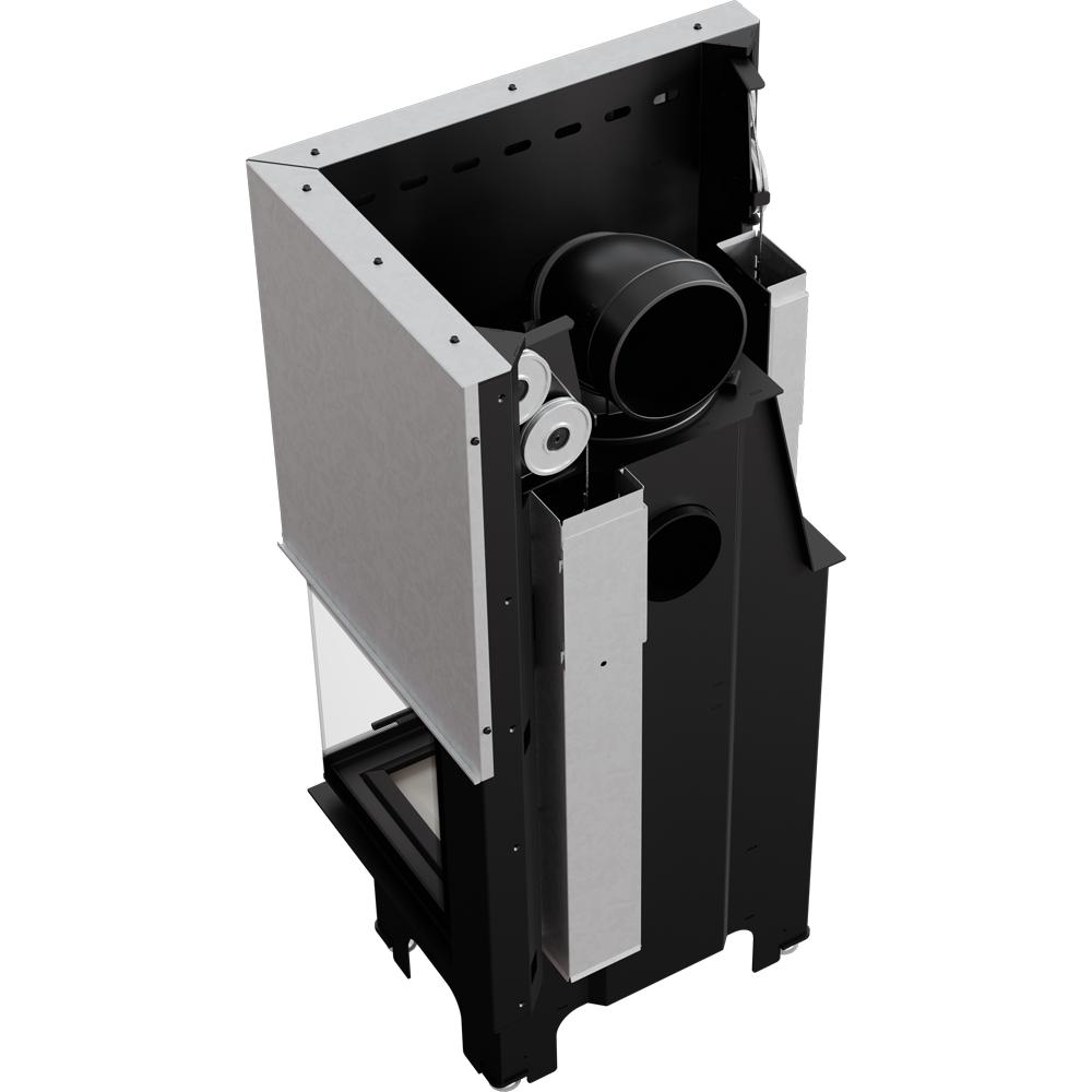 Steel Fireplace KRATKI VNP 610/430 9 kW Ø 200 Lift-up