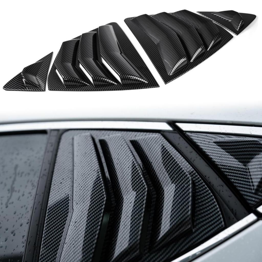 Exterior Decorative Sticker for 2024 Toyota Camry Rear Side Triangle Window Trim