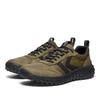 Keen KS86 LEA Leather Dark Size Men's Sneakers, Olive/Black, 27.5cm