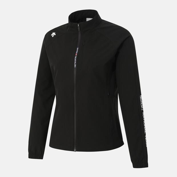 Descente Swiss Triathlon Training Woven Jacket Black Sr123Iwt22 (A Type)