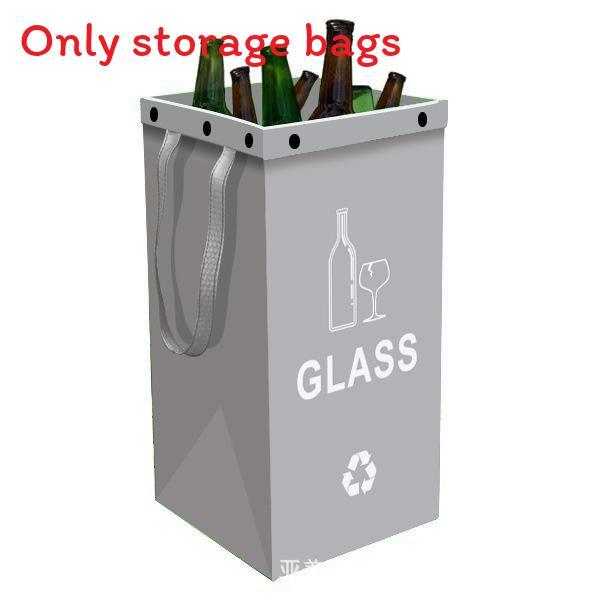 Heavy Duty Collapsible Waterproof Trash Bags For Camping And Kitchen Use With Multicolor Sets