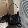 New Large-Capacity Autumn And Winter Maillard Retro Bag Women'S Fashion Casual Commuting Single Shoulder Oblique Span Tote Bag