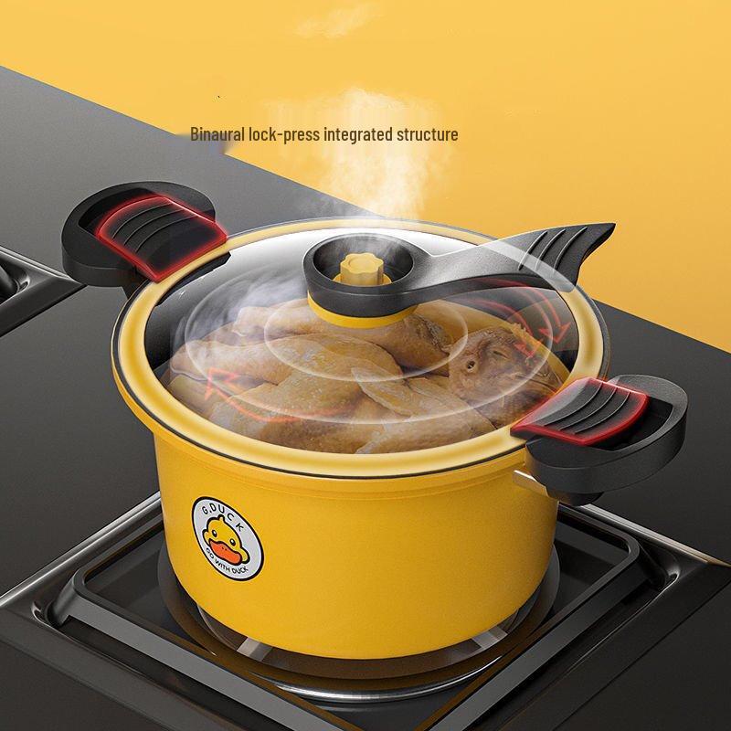 ZISIZ Little Yellow Duck Micro Pressure Cooker Set