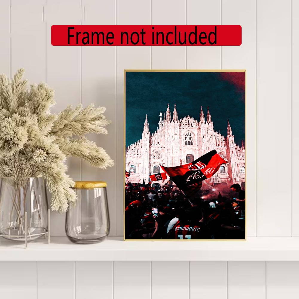 Ac Milan 5D Diy Diamond Painting Round Diamond Mosaic Suitable For Beginners Diamond Painting Rhinestones Gift Frameless