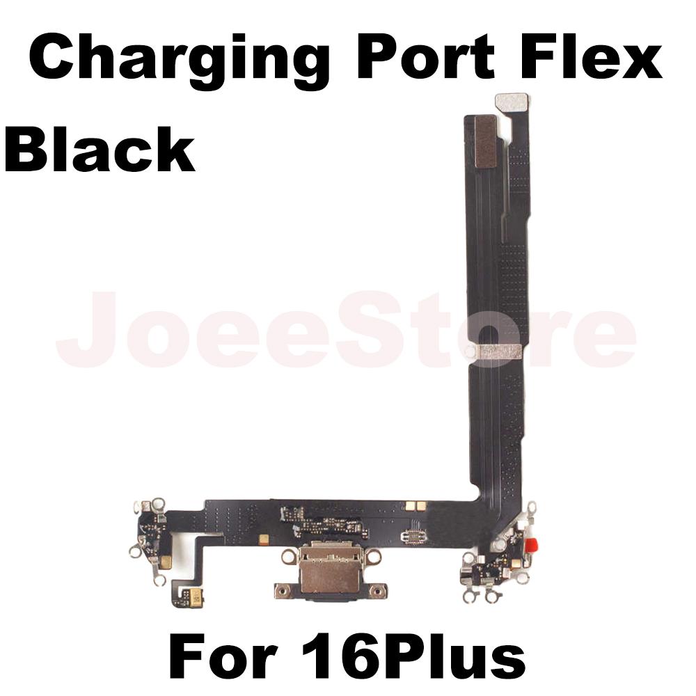 Charging Port Flex Cable for iPhone 16 15 14 13 Pro Max Mini USB Dock Charger Connector With Microphone Flex Cable Ribbon Repair