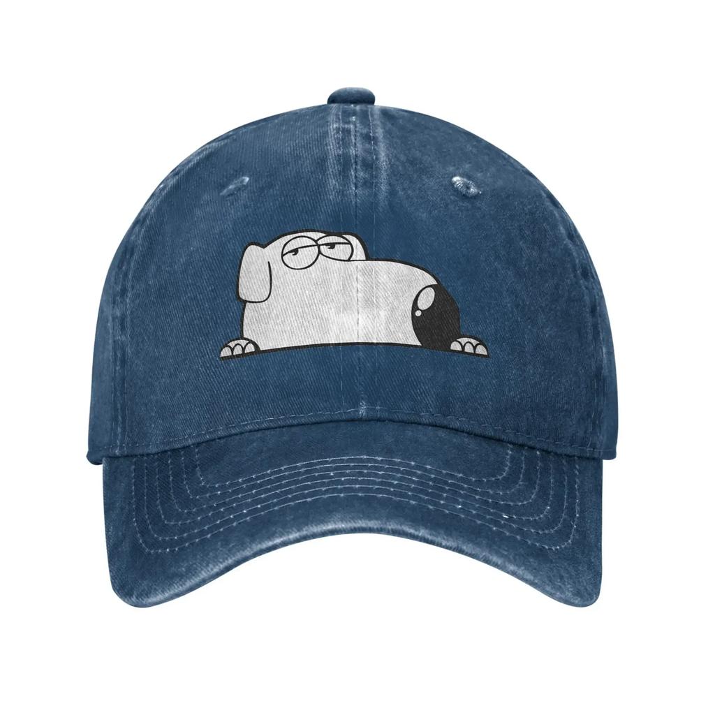 Families Cartoon Iconic Griffin Family Group Baseball Caps Distressed Denim Caps  Vintage Outdoor Workouts Gift Headwear