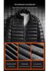 Men's Lightweight Down Jacket 2024: New Style, Portable, Versatile, Large Size, Solid Color for Autumn/Winter.