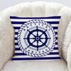 Blue Decorative Pillowcase Living Room Office Decoration Home Pillowcase