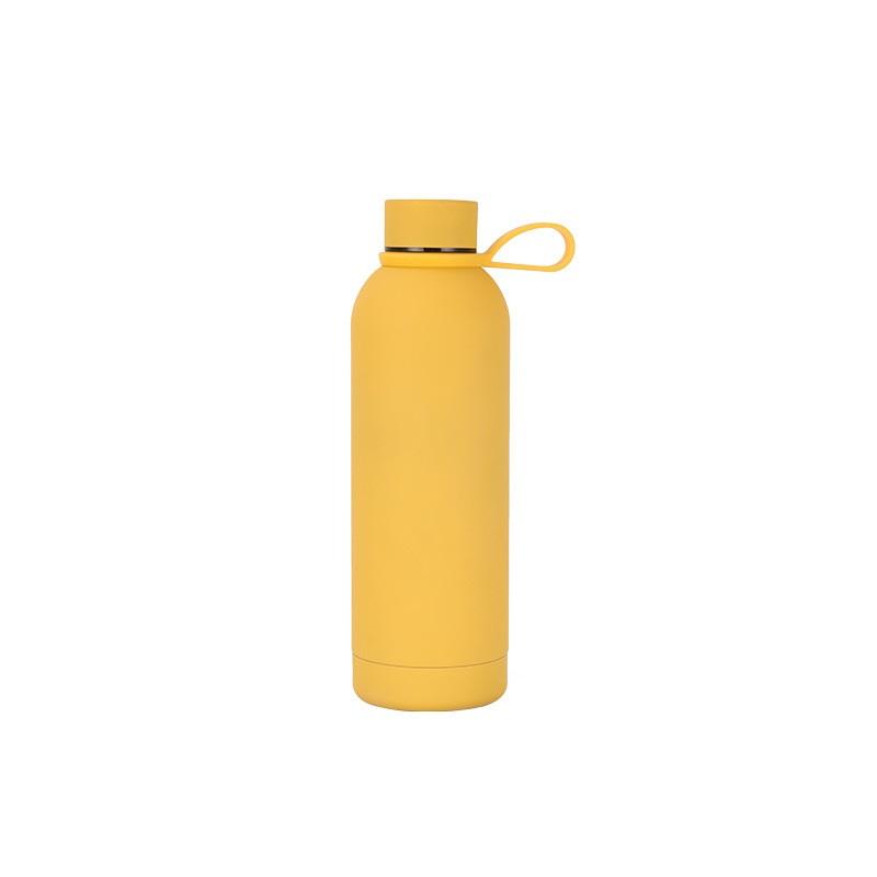 Edelstahl USA Stil Kleine Öffnung Flasche Outdoor Sport Tragbar Thermosbecher Hebering Wasserflasche