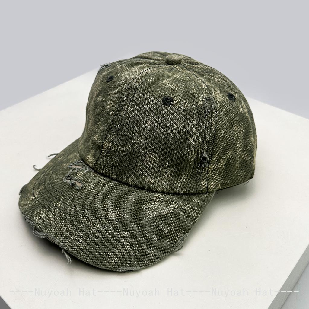 New Men Women Bandhnu Broken Style Solid Baseball Hats Sunshade Street Versatile Distress Peaked Caps Personal Fashion Outdoor