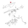 Automotive Handbrake Cover and Button Unit for For Polo and For Skoda Cars Compatible with 6RD711461C and 6RD711461