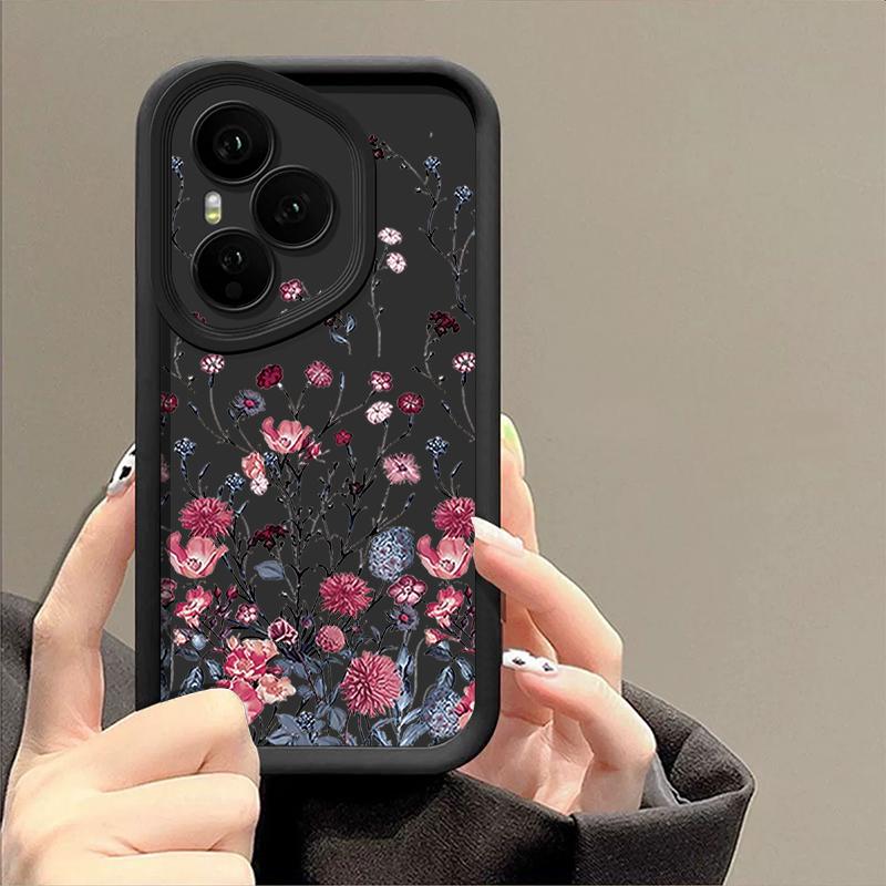 Soft TPU Phone Case For Honor 400 Pro 200 Pro X8c X9c Smart X6a X6b X6c Magic7 Lite Little Flowers Printed Silicone Back Cover