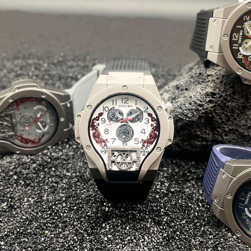 Jason Statham-Inspired Men's Silicone Quartz Watch - Fashion Trend