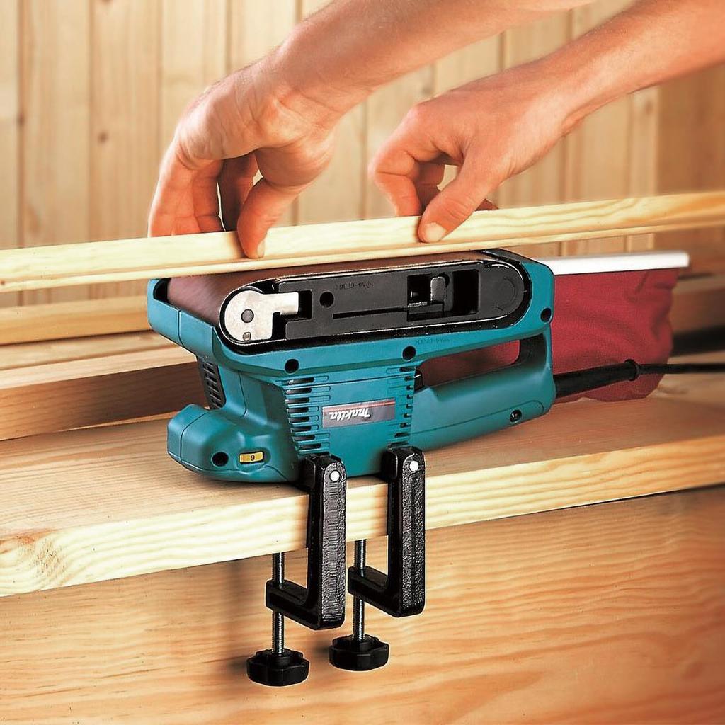 Makita Belt Sander 9911 76mm Dust Collection System
