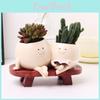 European Style Succulent Planter Resin Craft For Birthday Party Gift Idea