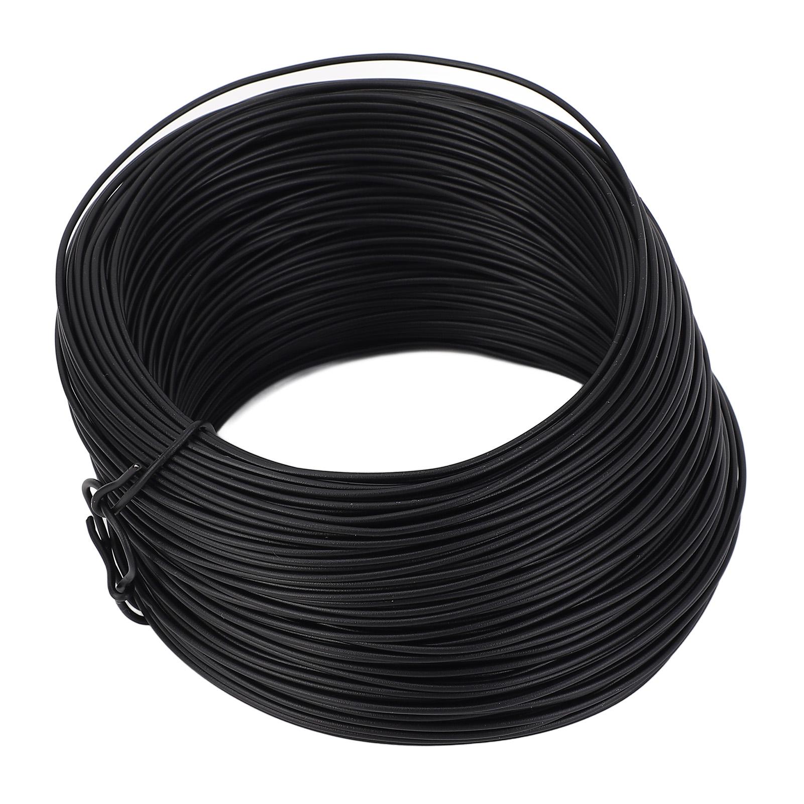 

0,75 мм 50 м Рулон дроту для в язки оцинкований залізний дріт з ПВХ покриттям для зв язування арматури та оптоволоконних кабелів