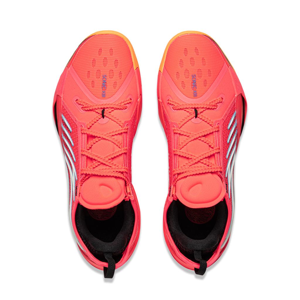 Li Ning Sonic 13 Cushioning Slip Resistant Abrasion Resistant Breathable Support Rebound Anti Twist Grip Low Top ABAV025-9