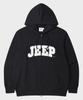 Jeep Jeep Big Logo 2-Way Oversized Zip-Up Hoodie (Jr5Tzu075Bk)