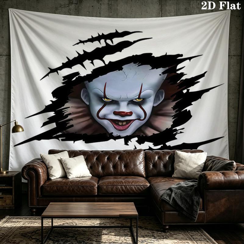 Pennywise Printed Tapestry – Wall Hanging for Bedrooms, Dorms, and Home Decor
