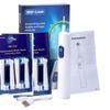 Sonic Rechargeable Rotary Electric Toothbrush Adult Waterproof with Timer 5 Modes & 4 Replaceable Brush Heads for Teeth Cleaning