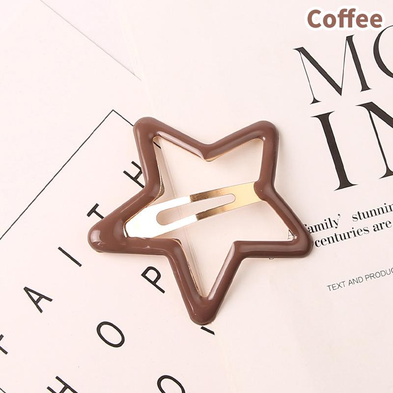 Bunte Hallow Star Haarnadel Haar Krallen Haar Clips Für Mädchen Frauen Kid Childs Vintage Für Geschenk Haar Zubehör Kopf Dekoration