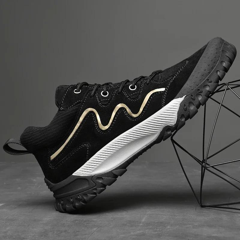 Men Boots 2024 New Winter Slippers Warm Men Shoes Waterproof Non-Slip Plush Sneakers Male Tenis Shoes Boots Men Sneakers Winter