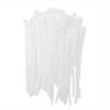 100pcs Creative Nylon Cable Ties with Screw Mounting Holes, Self-Locking Loop Strapping, DIY Office Cable Harness Organizer