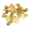 Set 100 Bucăți Monede Comori Simulare Înaltă Detaliate Jucărie de Plastic de Prefăcătorie Monede Recuzită pentru Jocuri de Societate